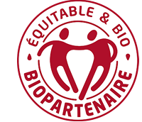 Logo du label Biopartenaire, équitable et bio